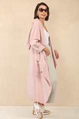 Francis blush pink waterfall jacket