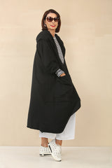 Francis black waterfall jacket