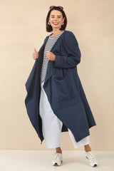 Francis navy  waterfall jacket