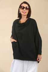 Rose Marie sweatshirt in Black color