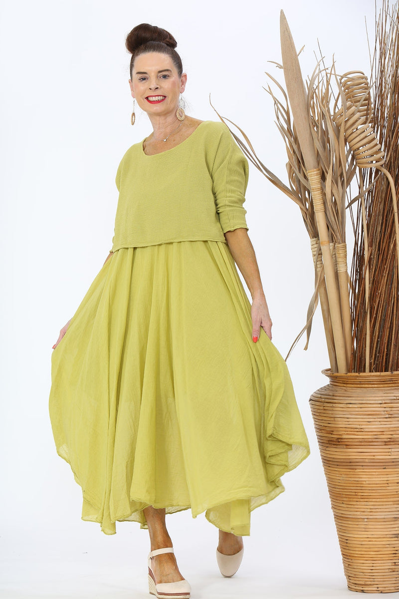 zeta Dress Lime 23SS