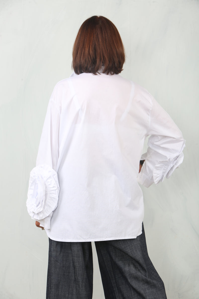 Rosy Shirt in White