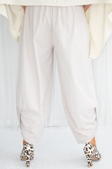 Kennedy Cotton Cocoon Trouser in Stone