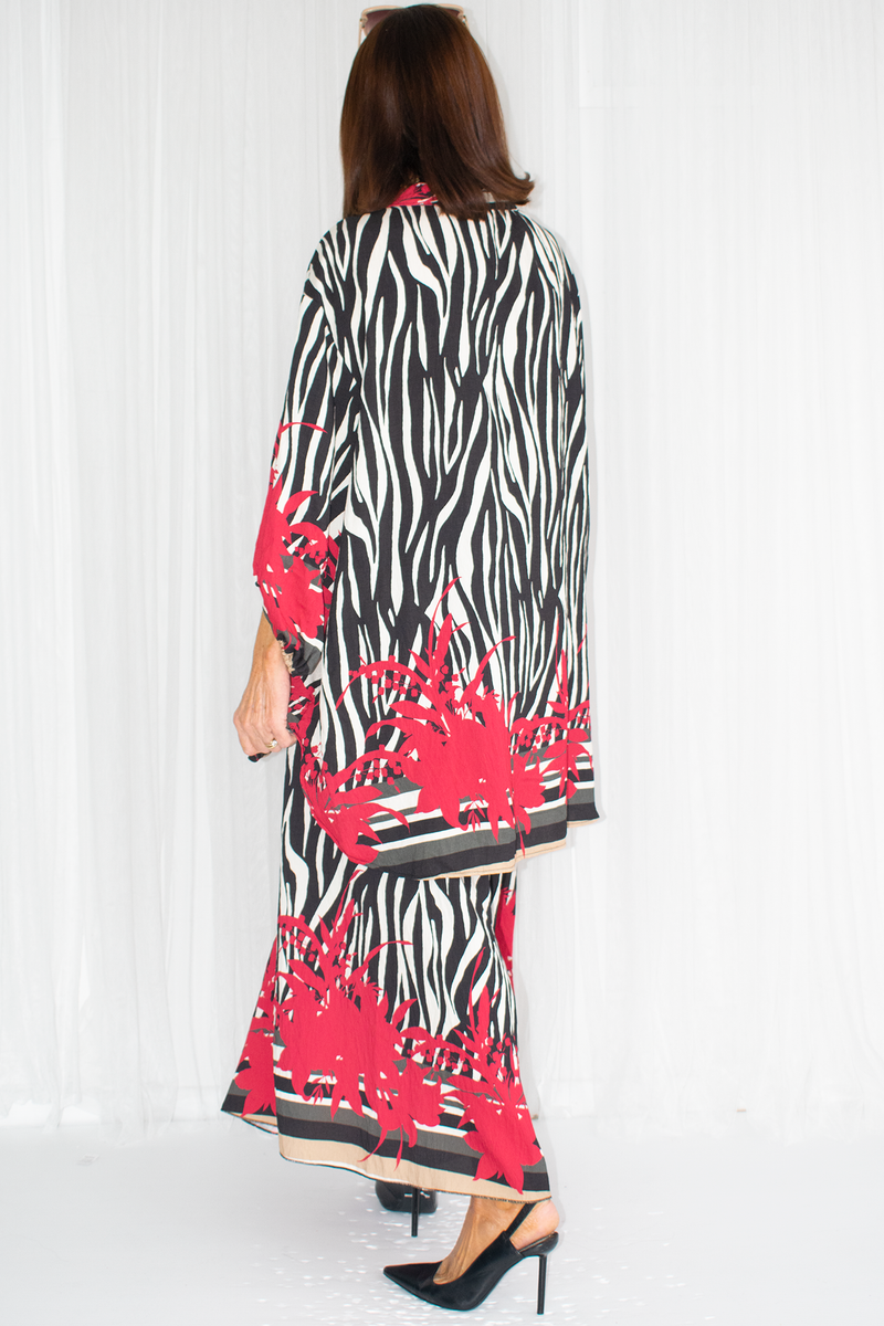 Christabella Oversized Co-Ord in Animal Print