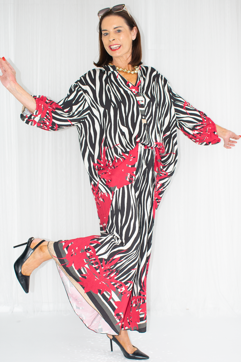 Christabella Oversized Co-Ord in Animal Print