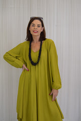 ESME DRESS PISTACHIO