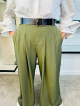 ELIZABETH TROUSERS IN SAGE GREEN