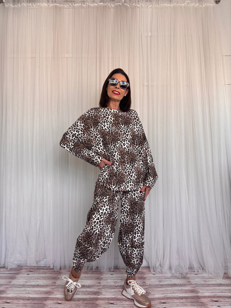 Martine Leopard Coord Suit