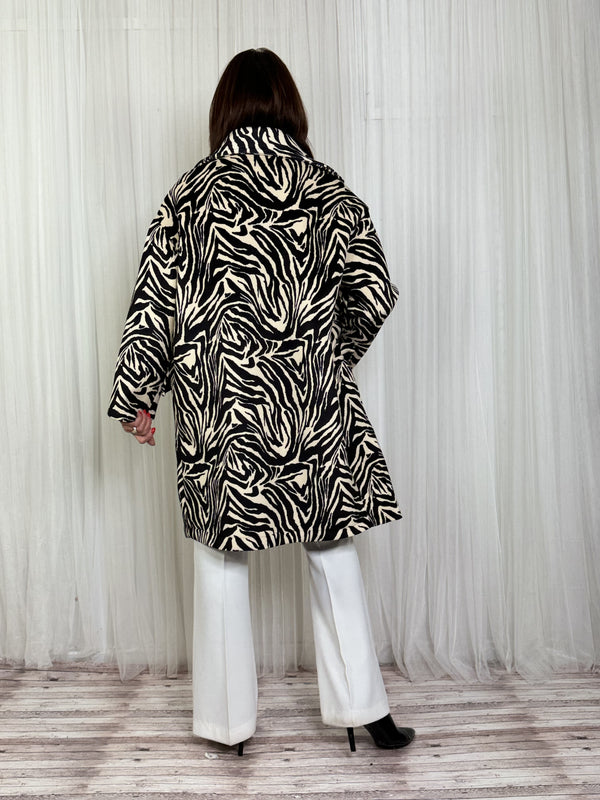 LUXURY JESSICA COAT - ZEBRA