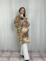 LUXURY JESSICA COAT - ABSTRACT  LEOPARD