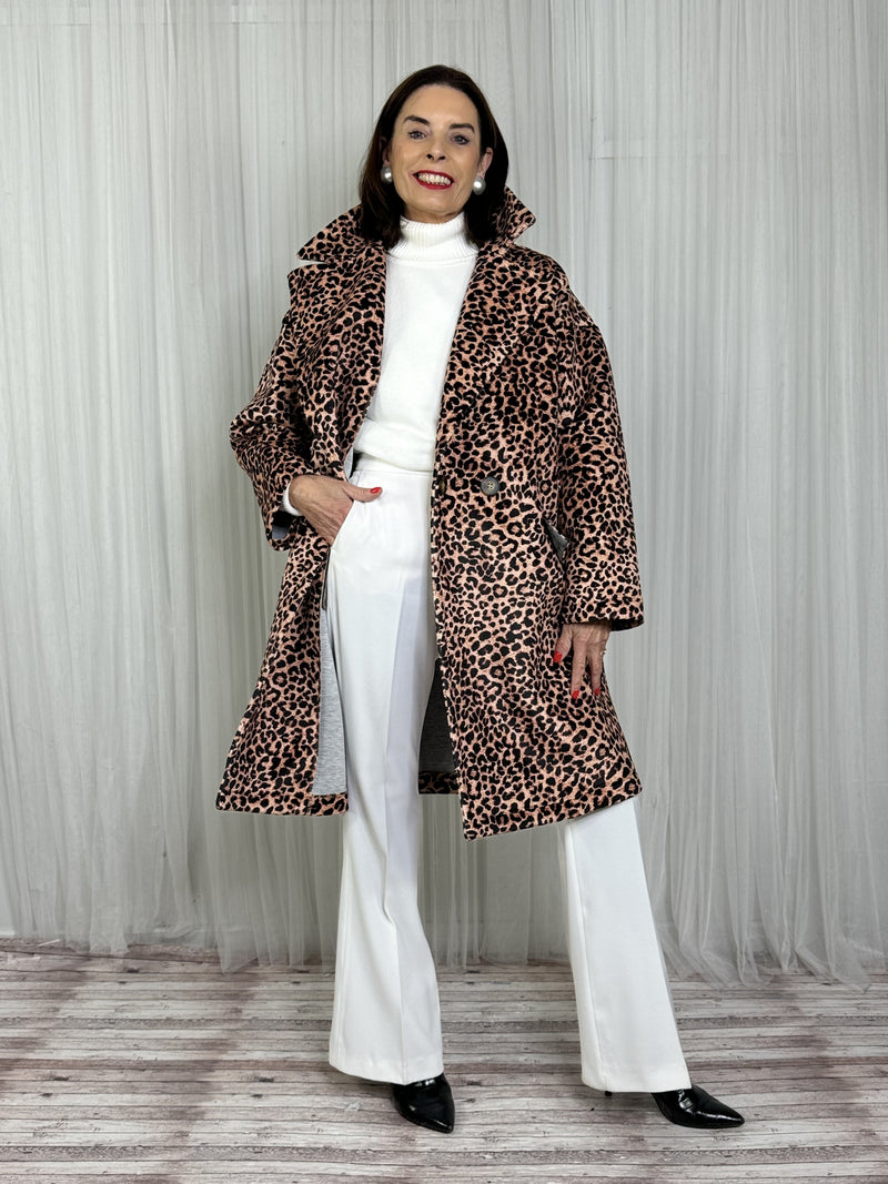 LUXURY JESSICA COAT - LEOPARD