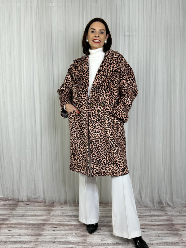 LUXURY JESSICA COAT - LEOPARD