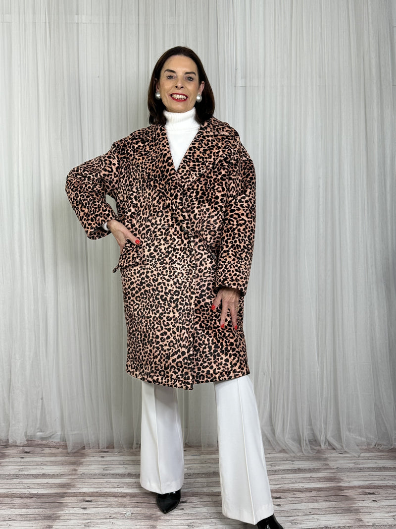 LUXURY JESSICA COAT - LEOPARD