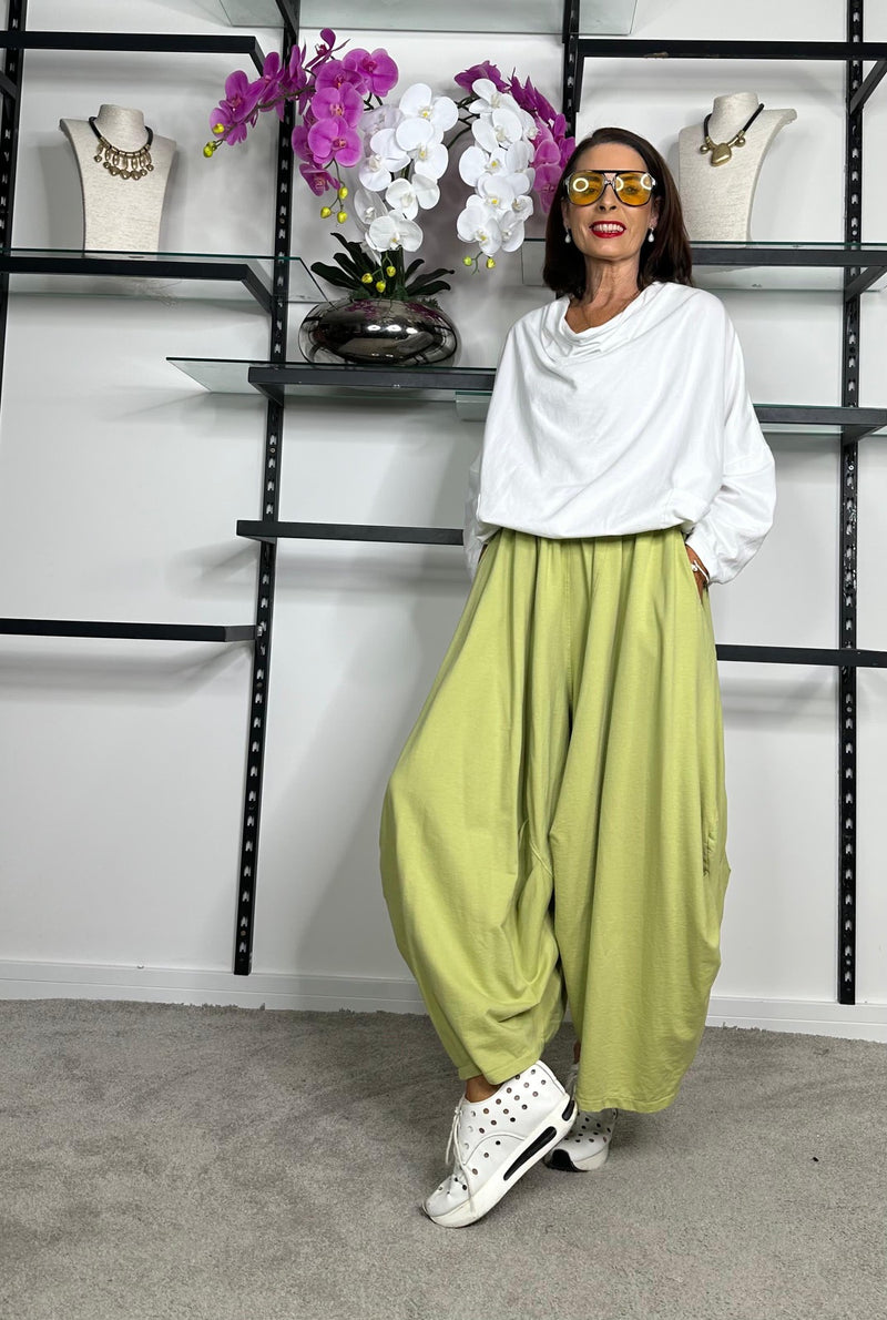 Roxy Pistachio Palazzo Trouser