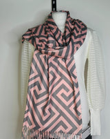 RITA GEOMETRIC PATTERNED SCARF