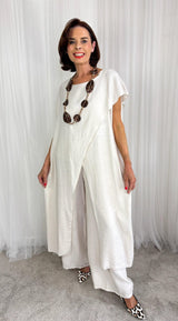 Tunica Co-ord Suit in Cream PRE ORDER 28TH MARCH DELEVERY