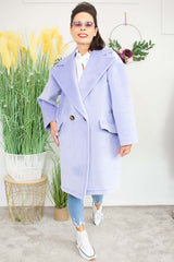 Luxury Jessica Coat in Lavender