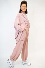 Carla Cocoon Trouser in Blush