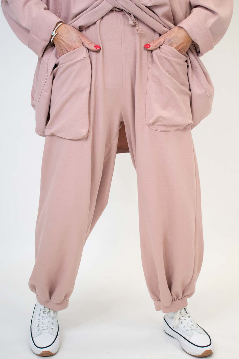 Carla Cocoon Trouser in Blush