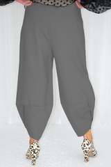 Reagan Scuba Two Pocket Cocoon Trouser in Slate Grey