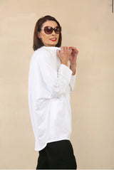 Rose Marie sweatshirt in white color