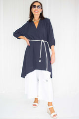 Marina Dress in Fresh Navy