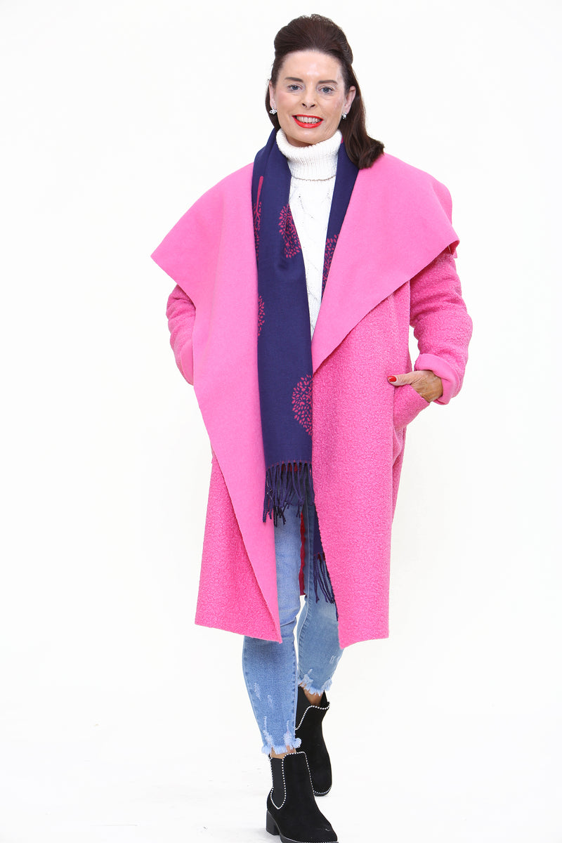 KALA  Duster Jacket In Pink