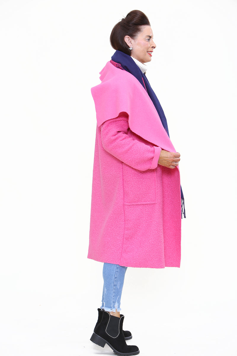 KALA  Duster Jacket In Pink