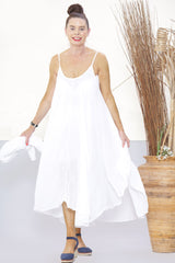 Zeta Dress White